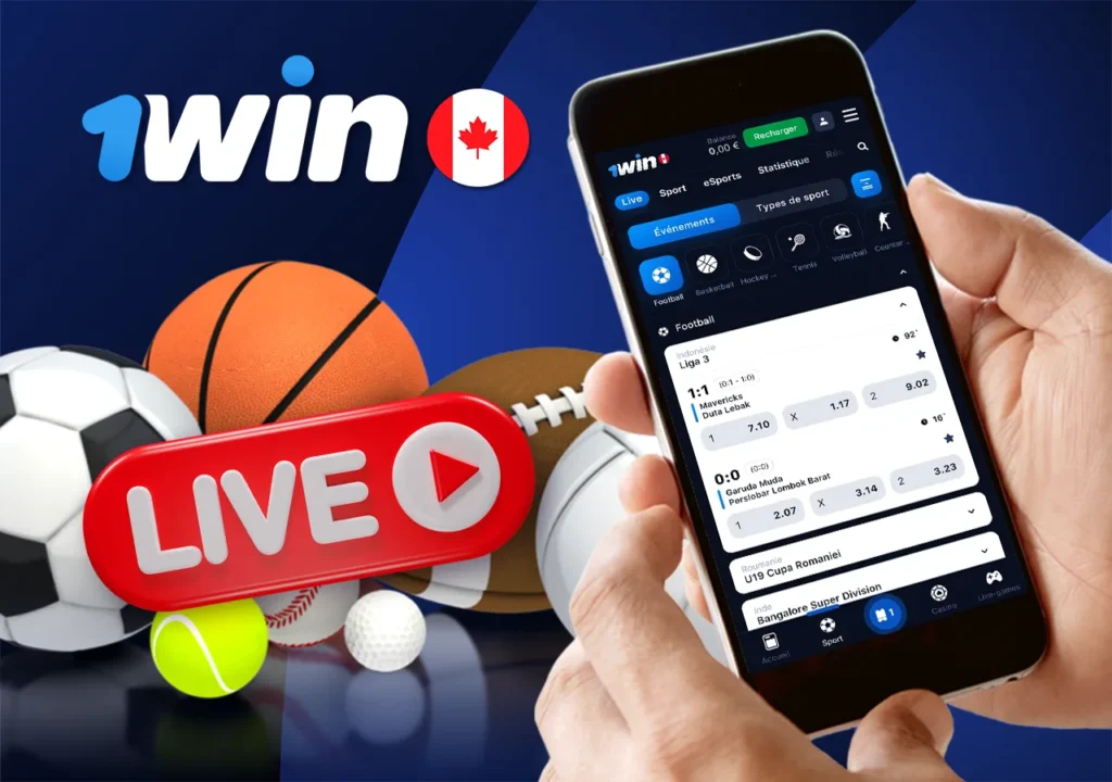 Live sports betting on the bookmaker's platform